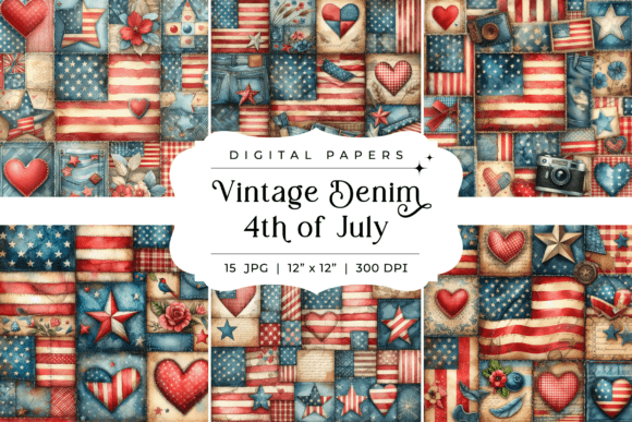 Denim & Fireworks: Styling Your 4th of July Projects
