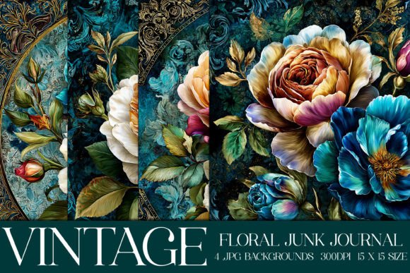 Elegant Floral Backgrounds, S12: A Designer’s Guide to Vintage Charm