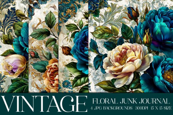 Elevate Your Projects with Luxury Floral Flowers Backgrounds, S10