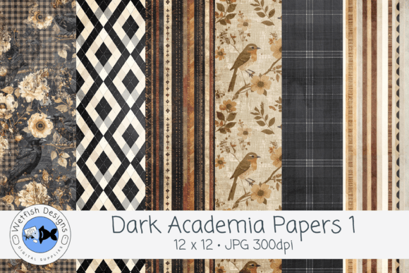 Embrace Scholarly Charm with Dark Academia JPG Backgrounds 1