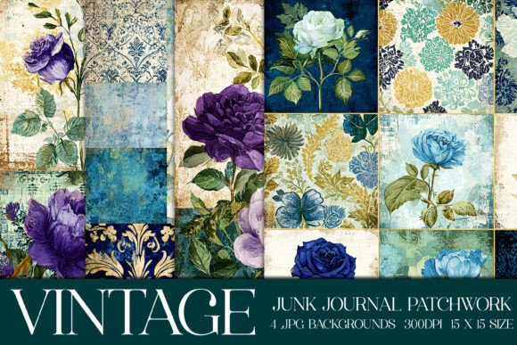 Embrace Timeless Craft with Vintage Quilt Style Backgrounds