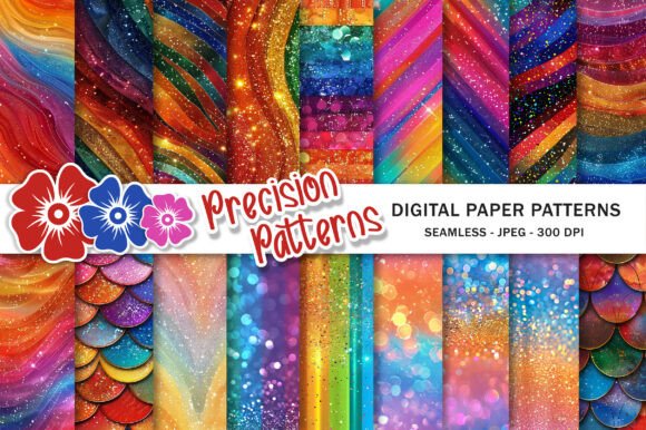 Gradient Rainbow Glitter Backgrounds: A Designer's Guide