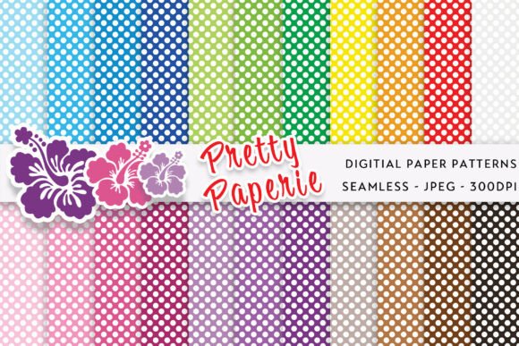 Polka Dot Digital Paper Backgrounds: A Joyful Design Toolkit