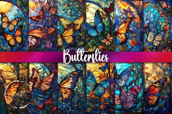 The Enduring Appeal of Stained Glass Butterfly Backgrounds