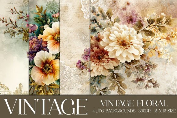 Timeless Craft: Working with Vintage Floral Backgrounds, S8