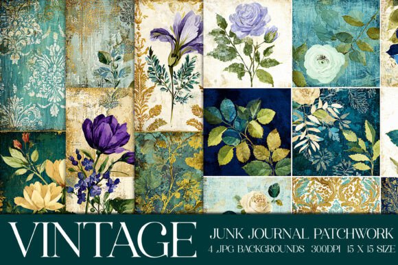 Timeless Textures: The Appeal of Vintage Quilt Style Backgrounds, S21