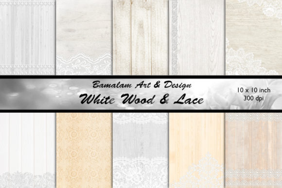 White Wood & Lace Scrapbook Backgrounds: A Designer's Guide